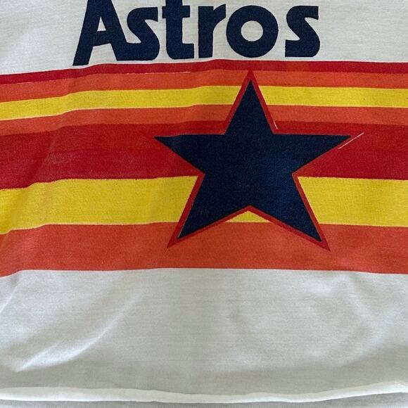 VTG Huston Astros Youth T-Shirt Garan INC I Large 6-7 - Picture 6 of 9